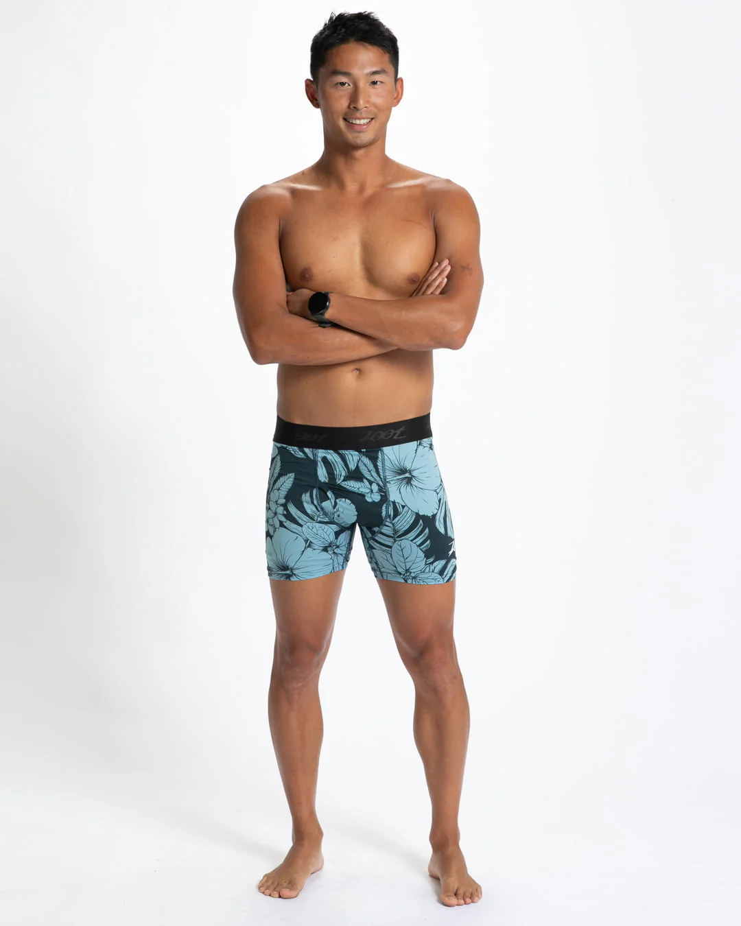 Men's Ltd Boxer Brief - - (BLUE HAWAII) アスリート用 ボクサーブリーフ ZML2200