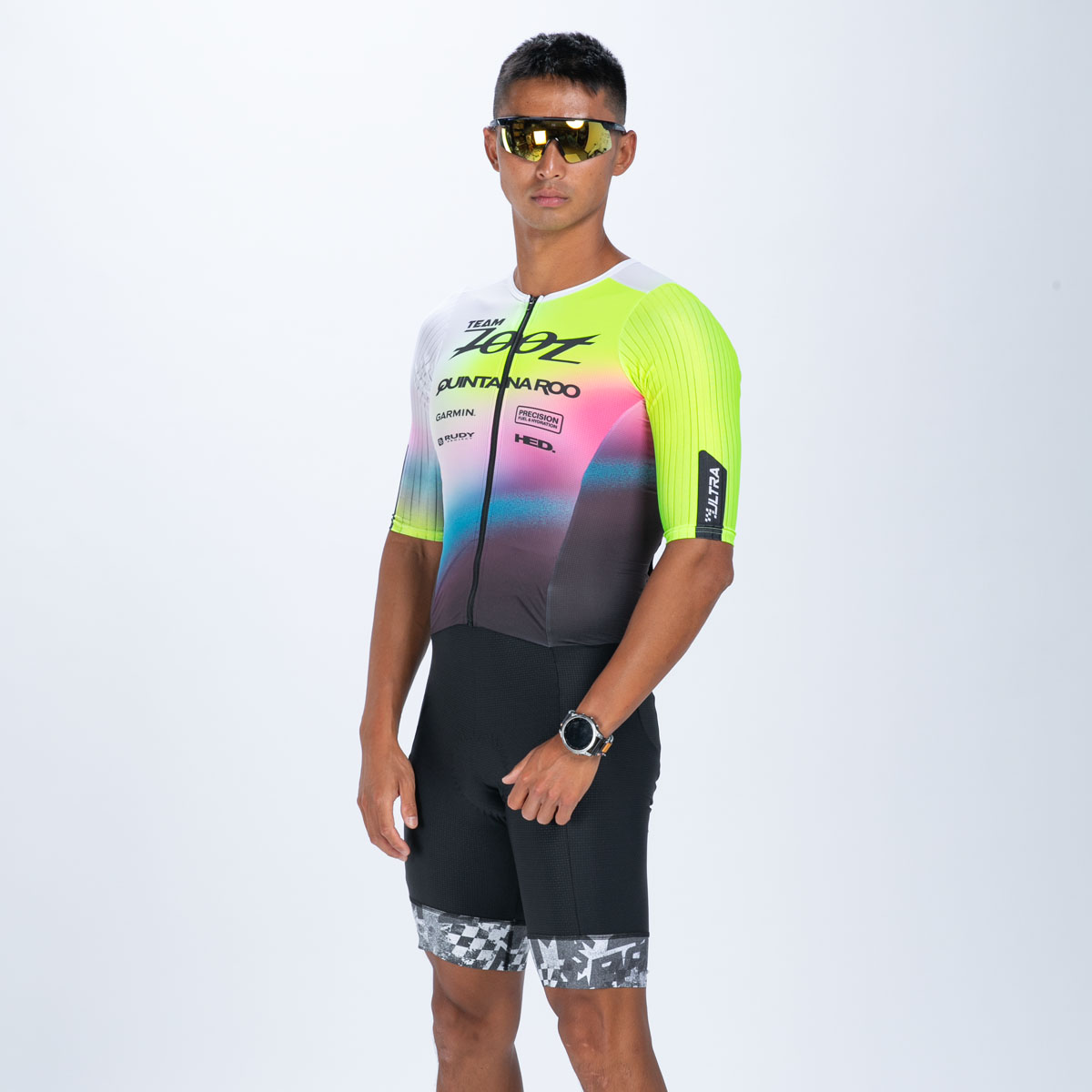 【Team Zoot 2026限定】MEN ULTRA TRI P1 EXOS RACESUIT (TZ Afterglow) トライスーツ トライウエア P1シリーズ ワンピース