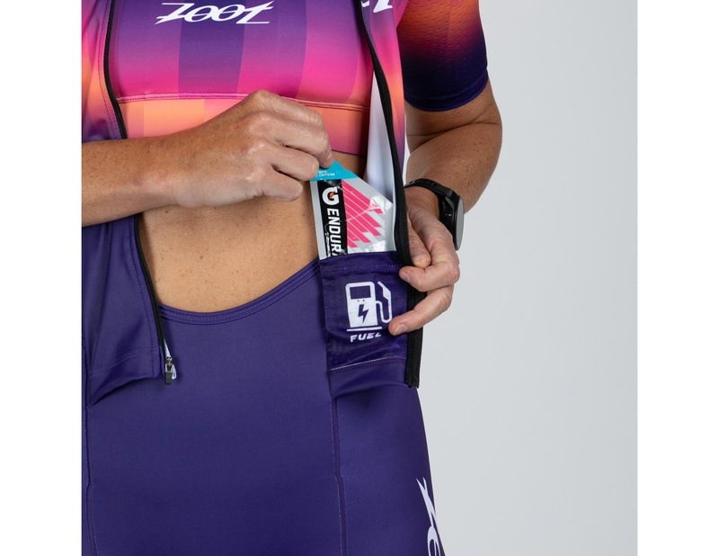 Women's Ltd Tri Aero Fz Racesuit Twilight レディース トライアスロンスーツ トライウエア Zoot ZFT35064