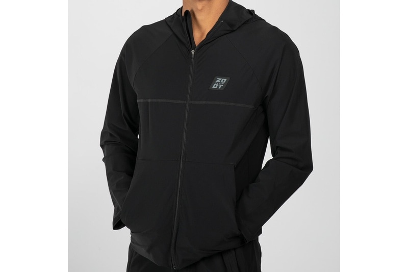 Men's Elite Run Track Jacket  (Jet Black) プレミアム ランジャケット アスリート EMR42001