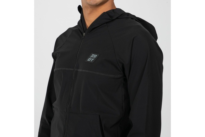Men's Elite Run Track Jacket  (Jet Black) プレミアム ランジャケット アスリート EMR42001