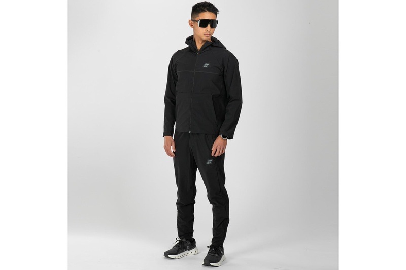 Men's Elite Run Track Jacket  (Jet Black) プレミアム ランジャケット アスリート EMR42001