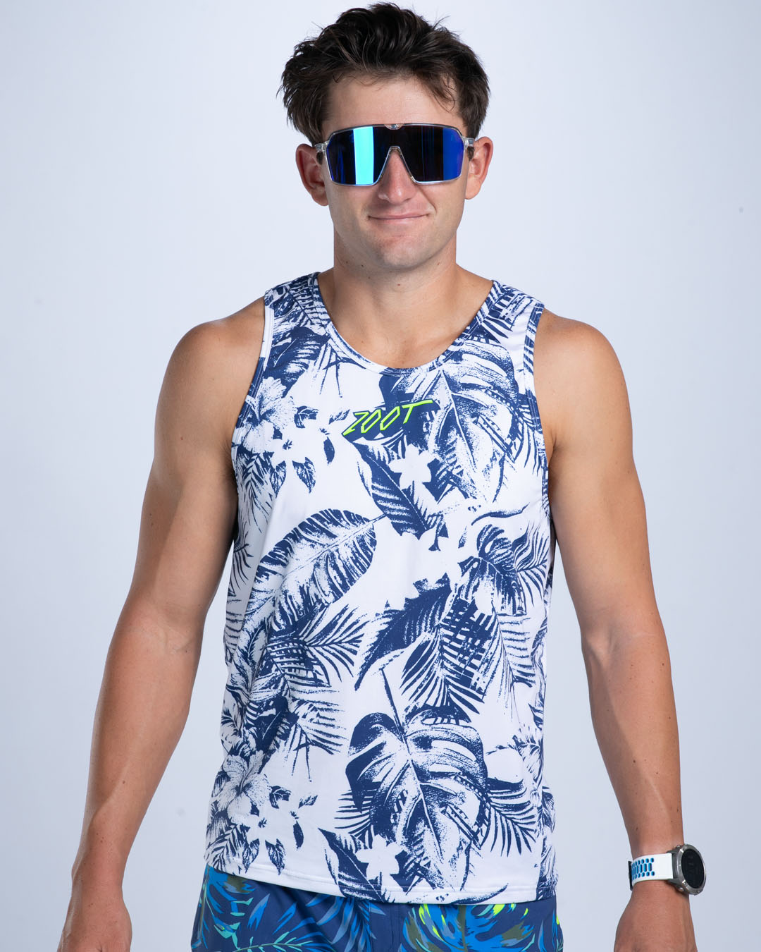 MEN RUN SINGLET (Island Original) タンクトップ シングレット アスリート専用 ZMR110015