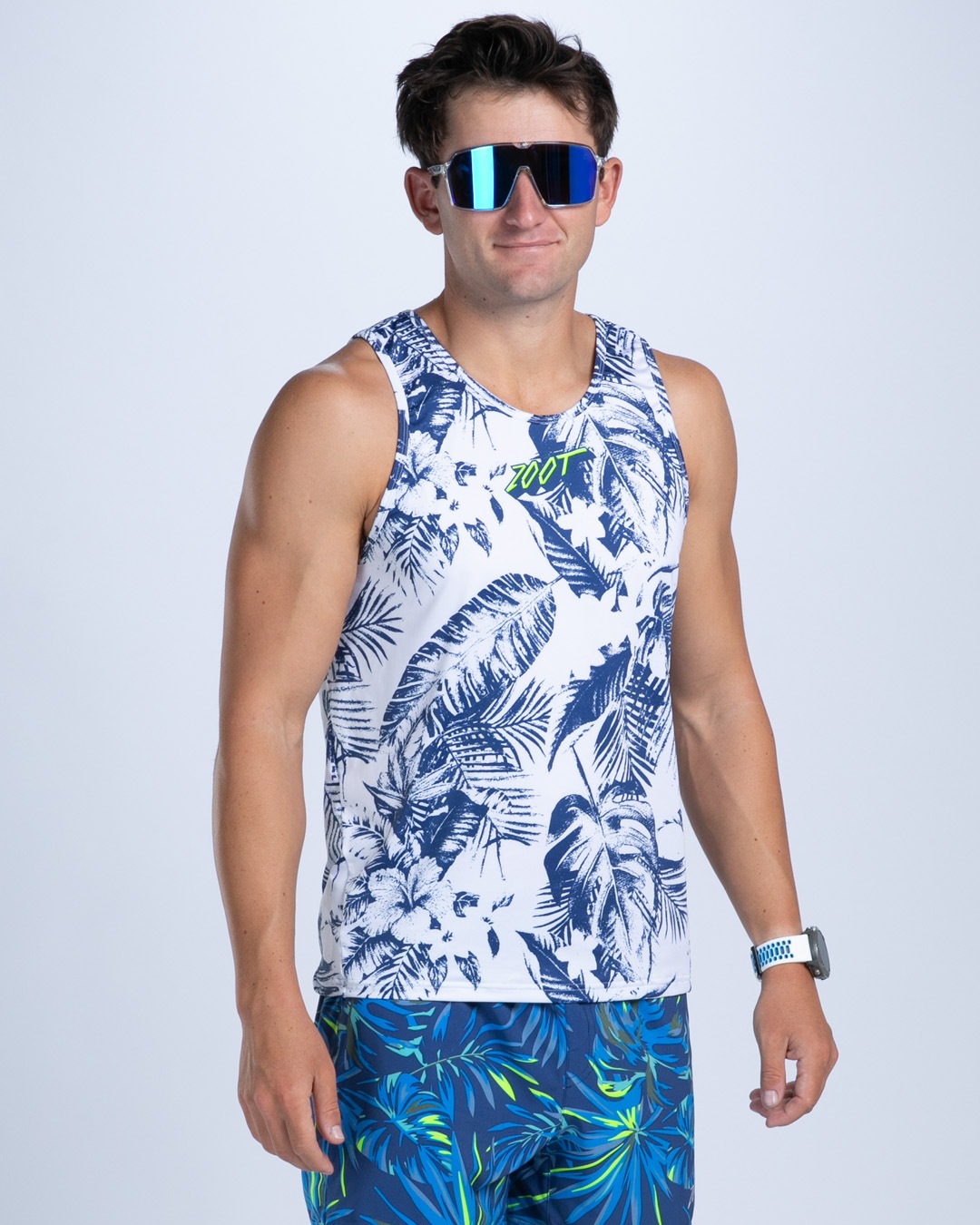 MEN RUN SINGLET (Island Original) タンクトップ シングレット アスリート専用 ZMR110015