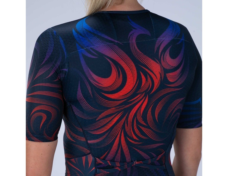 WOMEN TRI AERO FZ RACESUIT (PHOENIX) レディース トライアスロンスーツ トライウエア ZFT35067