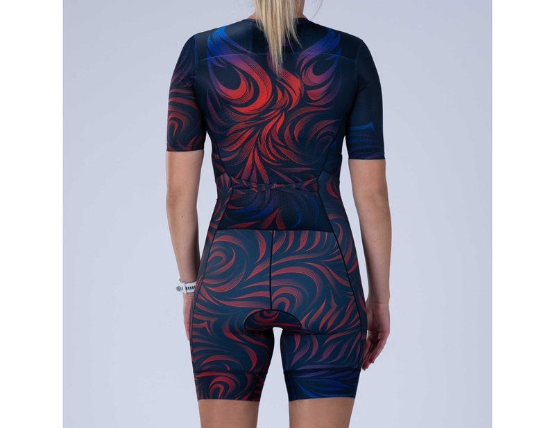 WOMEN TRI AERO FZ RACESUIT (PHOENIX) レディース トライアスロンスーツ トライウエア ZFT35067
