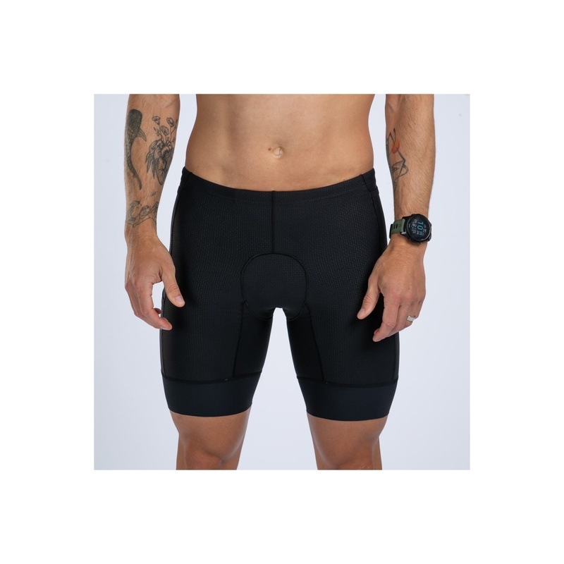 Mens ELITE 2.0 TRI 8" SHORT - (JET BLACK) エリート トライパンツ トライショーツ 8インチ EMT231011