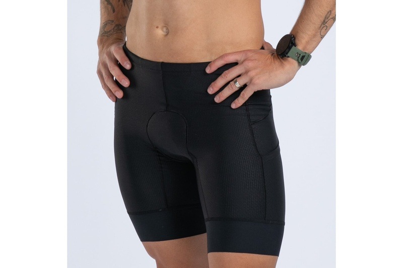 Mens ELITE 2.0 TRI 8" SHORT - (JET BLACK) エリート トライパンツ トライショーツ 8インチ EMT231011