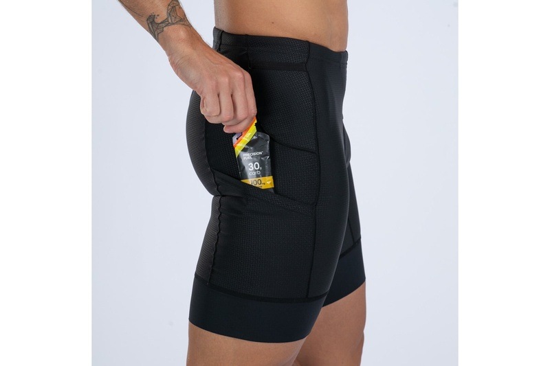 Mens ELITE 2.0 TRI 8" SHORT - (JET BLACK) エリート トライパンツ トライショーツ 8インチ EMT231011