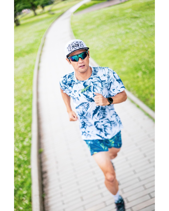 MEN'S RUN TEE ( Island Original) メンズ アスリート専用 エアロランシャツ ZMR12035