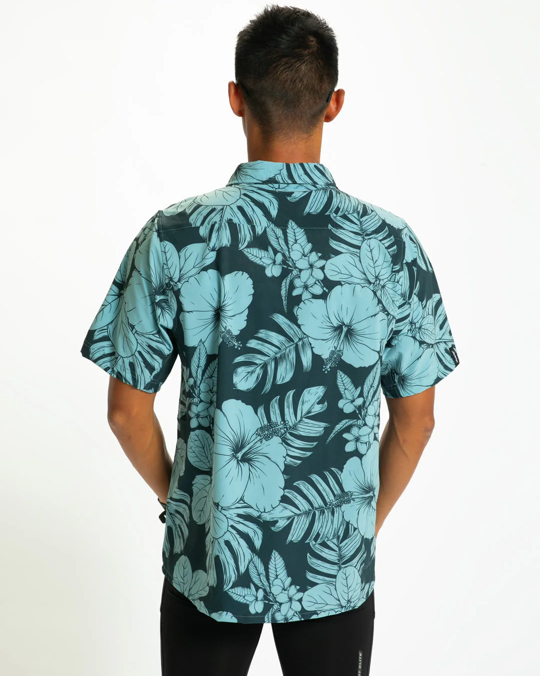 Men's Ltd Button Up Party Shirt (Blue Hawaii)  パーティーシャツ ドレスシャツ ZML1000