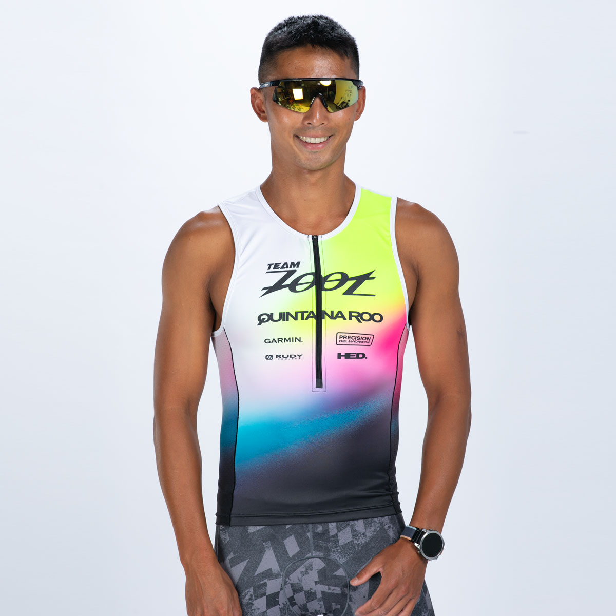 【Team Zoot 2026限定】MENS TRI TANK (TZ Afterglow) トライタンク　セパレート　トライスーツ トップス