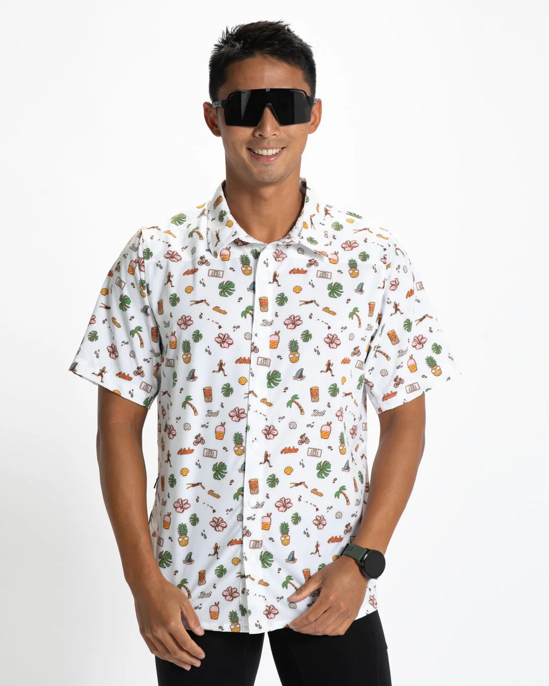 Men's Ltd Button Up Party Shirt (KONA Icons)  パーティーシャツ ドレスシャツ ZML1000