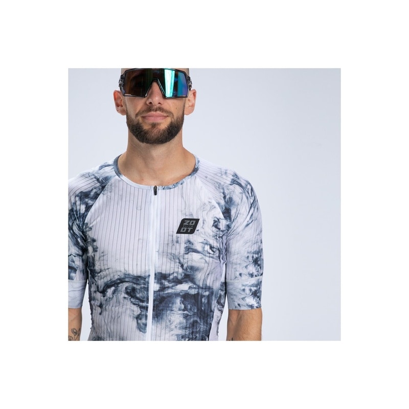 Mens ELITE 2.0 TRI AERO JERSEY SUBLIMATED-(Vapor White) エリートトライジャージ セパレート トライウエア EMT12103