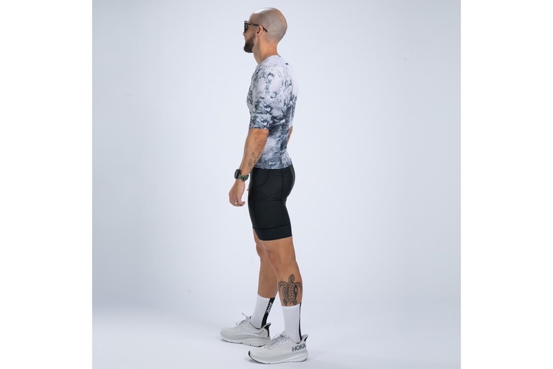 Mens ELITE 2.0 TRI AERO JERSEY SUBLIMATED-(Vapor White) エリートトライジャージ セパレート トライウエア EMT12103