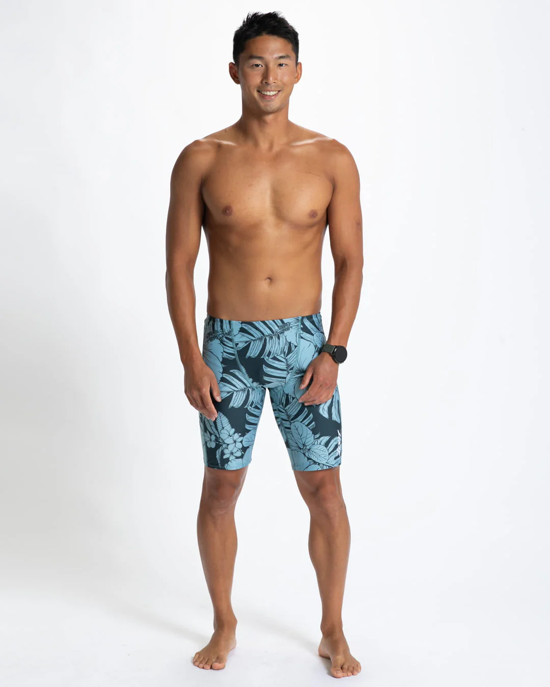 MENS SWIM JAMMER (BLUE Hawaii) スイムウエア スイムパンツ トレーニング ジャマー 水着 ZMS2200