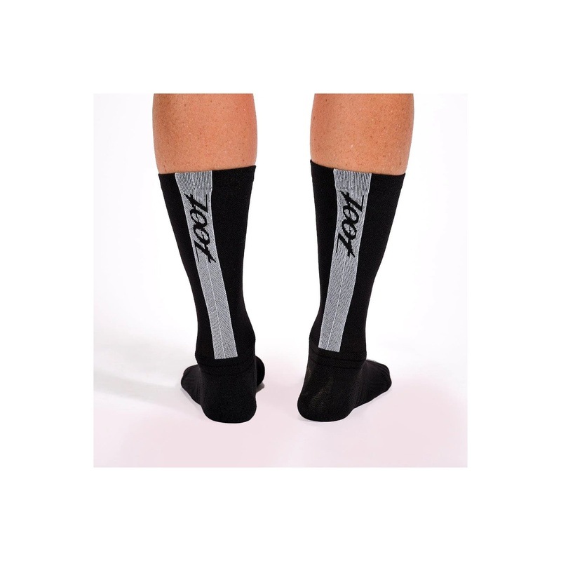 Unisex Zoot Sock 男女兼用 トライアスロン ラン/サイクルソックス -ZUA6520 Black/White