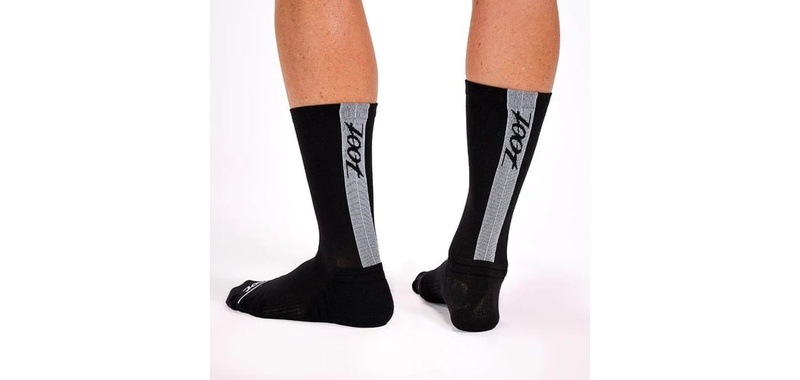 Unisex Zoot Sock 男女兼用 トライアスロン ラン/サイクルソックス -ZUA6520 Black/White