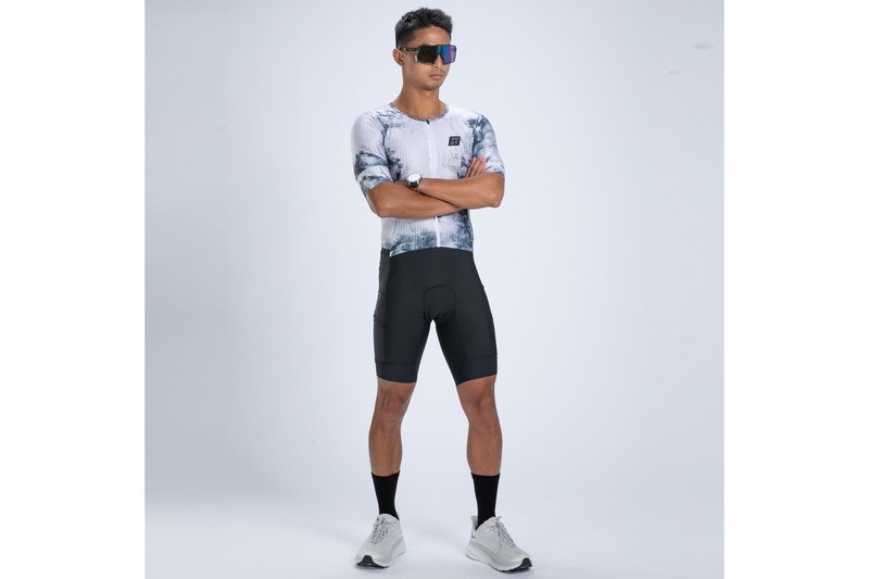 Mens ELITE 2.0 TRI AERO FZ RACESUIT SUBLIMATED-(Vapor White) エリート トライスーツ ワンピース トライウエア EMT300012