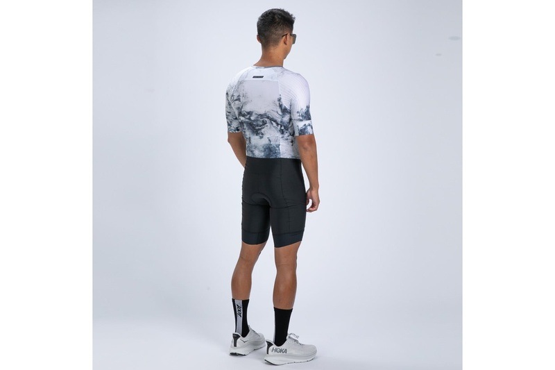 Mens ELITE 2.0 TRI AERO FZ RACESUIT SUBLIMATED-(Vapor White) エリート トライスーツ ワンピース トライウエア EMT300012