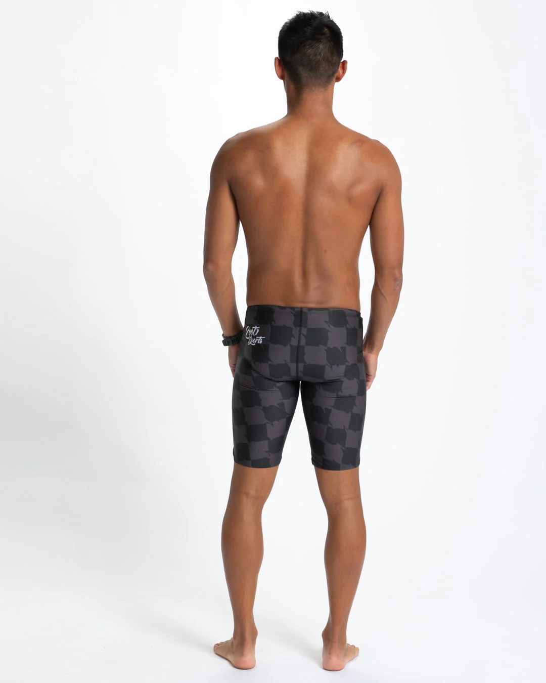 MENS SWIM JAMMER (Checkers) スイムウエア スイムパンツ トレーニング ジャマー 水着 ZMS2200