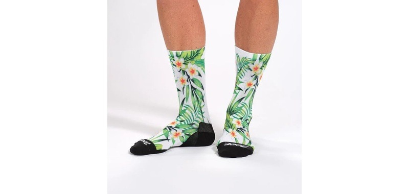 Unisex Zoot Sock 男女兼用 トライアスロン ラン/サイクルソックス -ZUA6590 White Hawaii