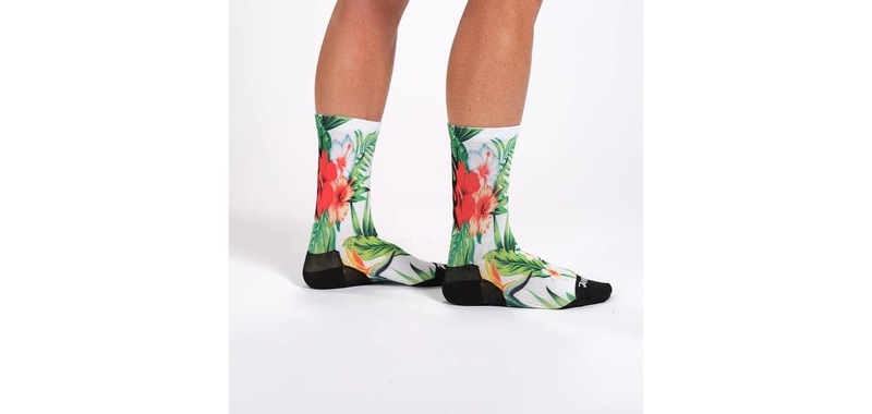 Unisex Zoot Sock 男女兼用 トライアスロン ラン/サイクルソックス -ZUA6590 White Hawaii