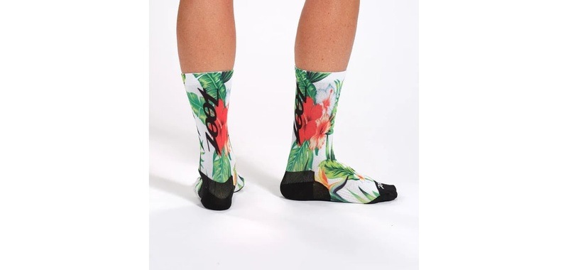 Unisex Zoot Sock 男女兼用 トライアスロン ラン/サイクルソックス -ZUA6590 White Hawaii