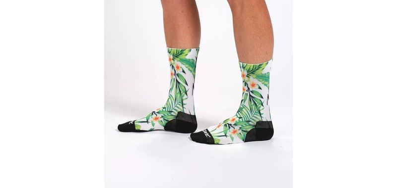 Unisex Zoot Sock 男女兼用 トライアスロン ラン/サイクルソックス -ZUA6590 White Hawaii
