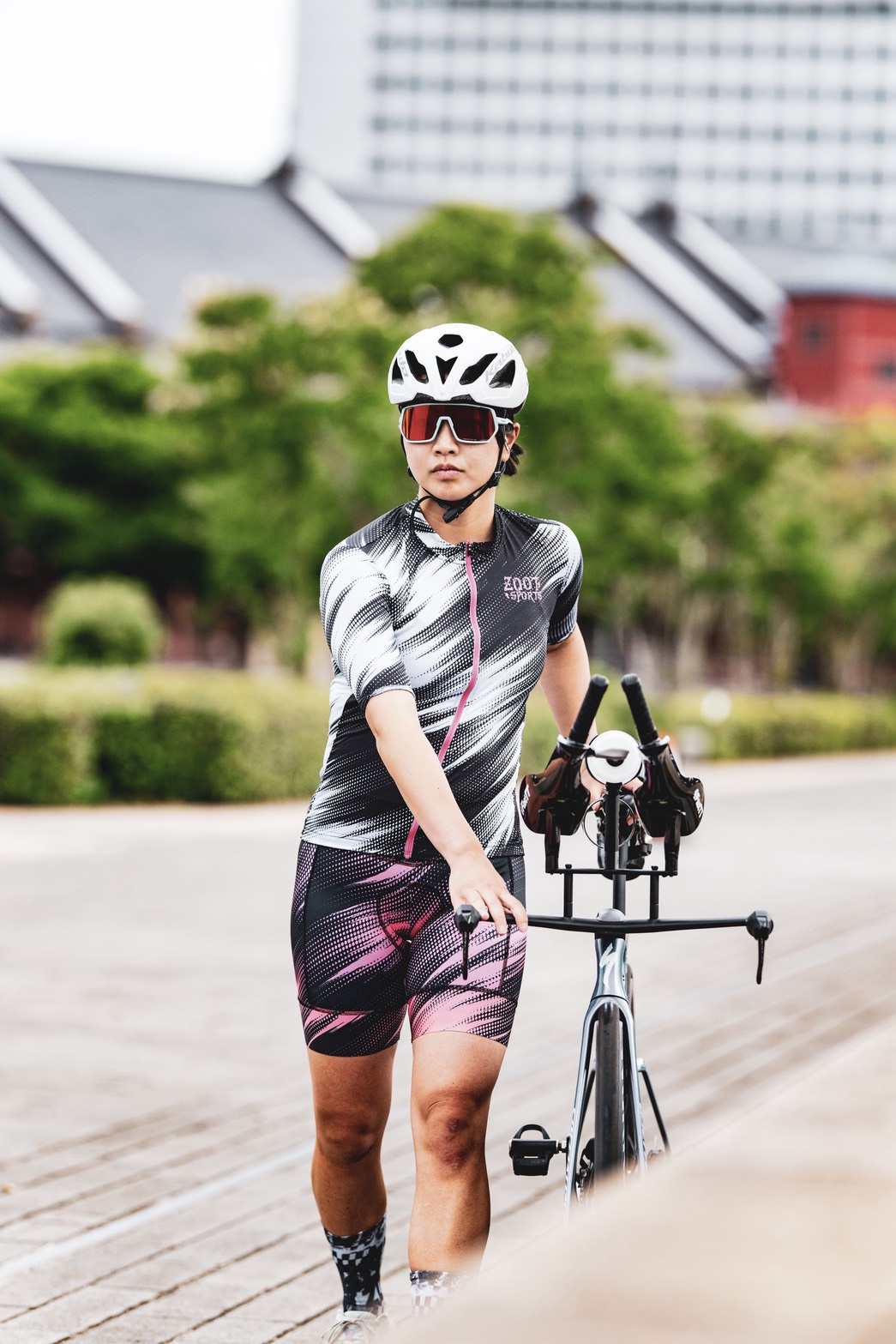 WMN'S CYCLE AERO JERSEY (Drift SPEED) サイクルジャージ バイクジャージ トップス ZFC10009