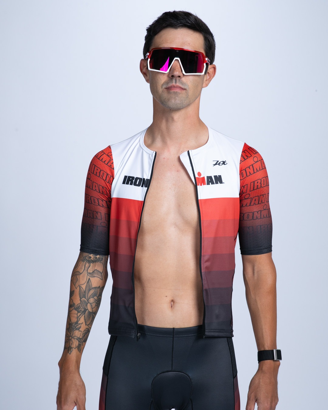 MEN'S TRI AERO JERSEY (IM Velocity) セパレート トップス トライアスロン トライジャージ ZMT15077