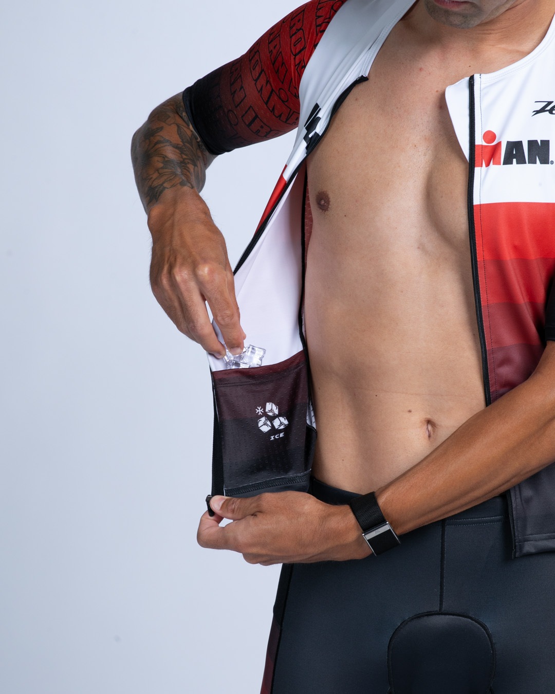 MEN'S TRI AERO JERSEY (IM Velocity) セパレート トップス トライアスロン トライジャージ ZMT15077