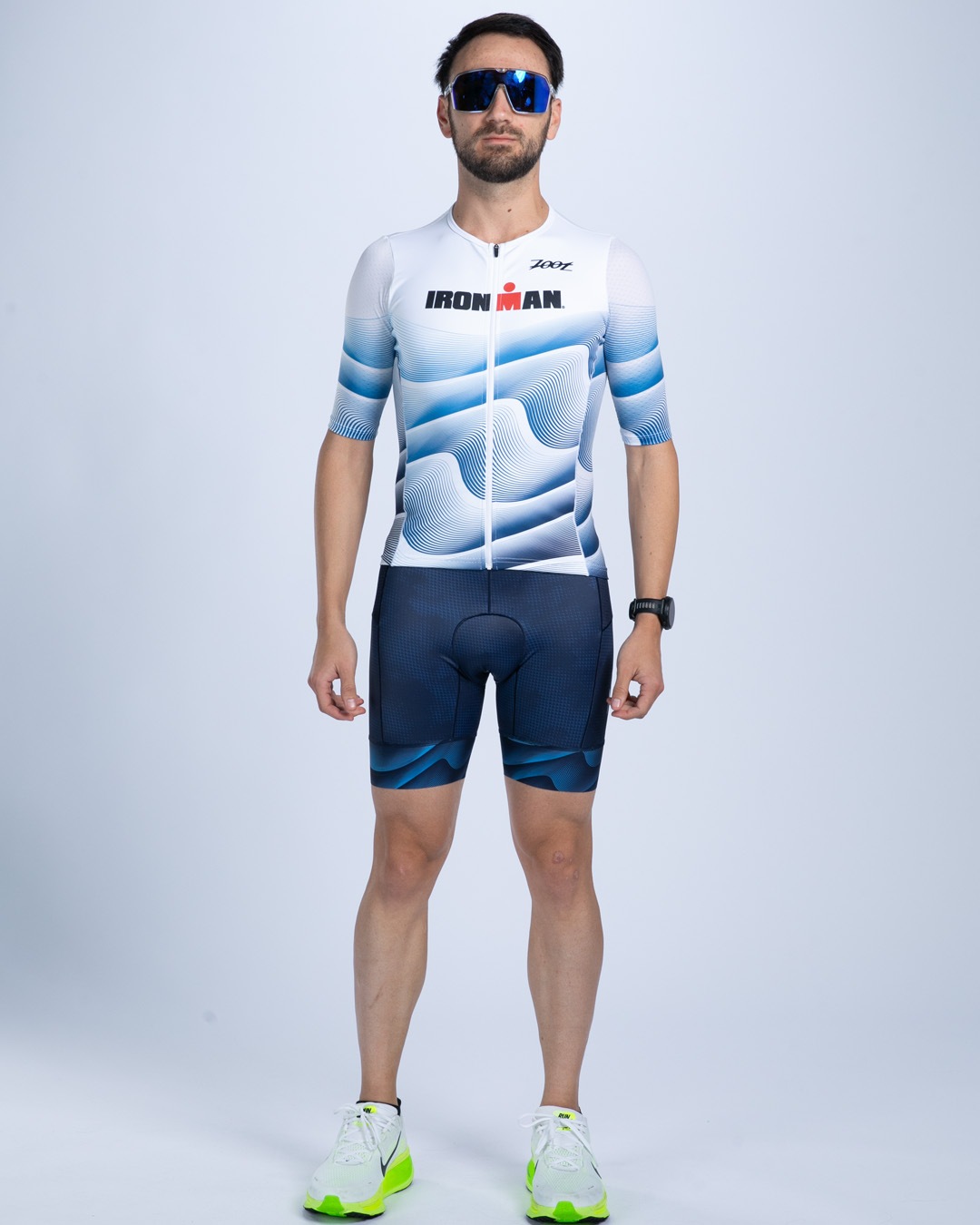 MEN'S TRI AERO JERSEY ( IM Stratos) セパレート トップス トライアスロン トライジャージ ZMT15079