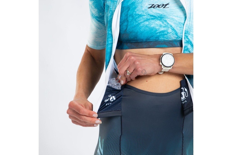 WOMEN'S TRI AERO FZ RACESUIT (L Plage) トライアスロン トライスーツ トライウエア ワンピース ZFT350107