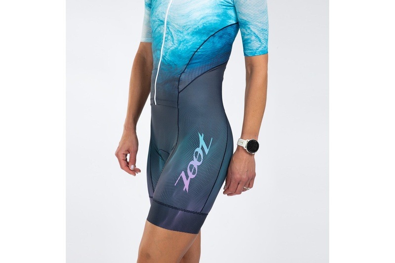 WOMEN'S TRI AERO FZ RACESUIT (L Plage) トライアスロン トライスーツ トライウエア ワンピース ZFT350107