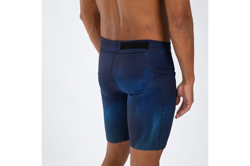 Men RUN 9 HALF TIGHT-(La Plage) メンズ ランタイツ ハーフタイツ 9インチ ZMR200040