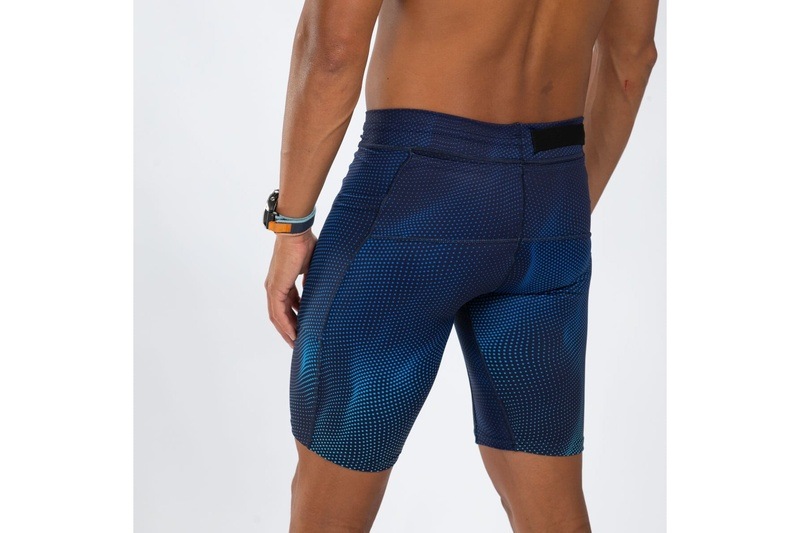 Men RUN 9 HALF TIGHT-(La Plage) メンズ ランタイツ ハーフタイツ 9インチ ZMR200040