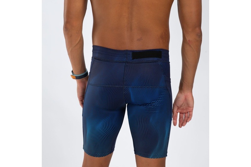 Men RUN 9 HALF TIGHT-(La Plage) メンズ ランタイツ ハーフタイツ 9インチ ZMR200040