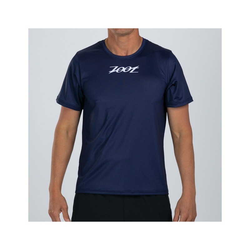 Zoot Tee DESIGNERS NAVY RUN TEE メンズ アスリート専用 エアロシャツ ランシャツ ZMR12076