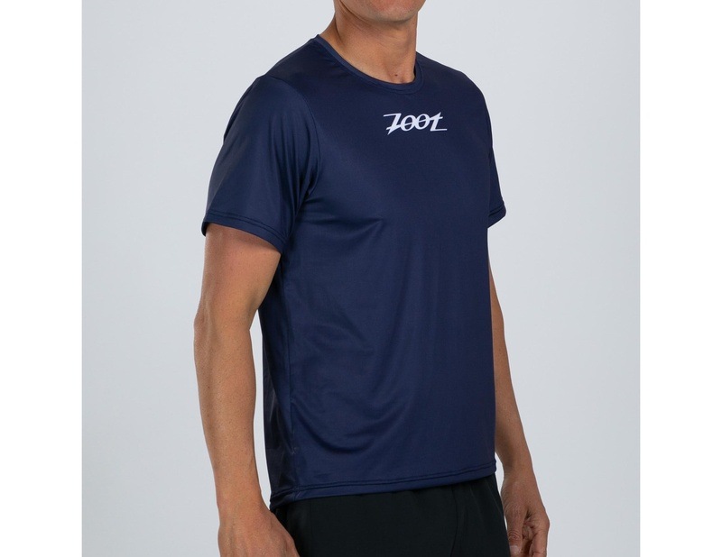 Zoot Tee DESIGNERS NAVY RUN TEE メンズ アスリート専用 エアロシャツ ランシャツ ZMR12076