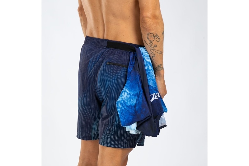 MEN RUN 7 SHORT (La Plage) メンズランパンツ 7インチ アスリート専用 ハーフパンツ ZMR260880