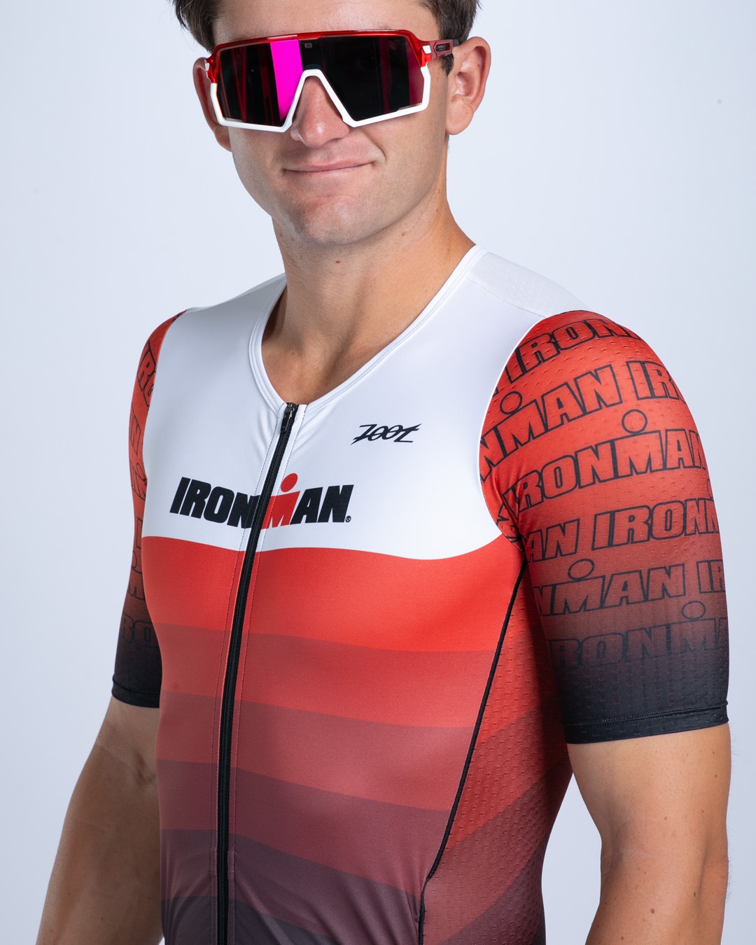 MEN'S TRI AERO FZ RACESUIT (IM Velocity) トライスーツ ワンピース トライウエア トライアスロン  ZMT350109