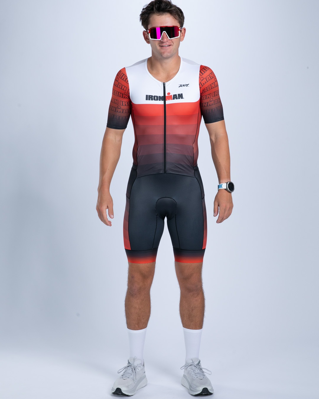 MEN'S TRI AERO FZ RACESUIT (IM Velocity) トライスーツ ワンピース トライウエア トライアスロン  ZMT350109