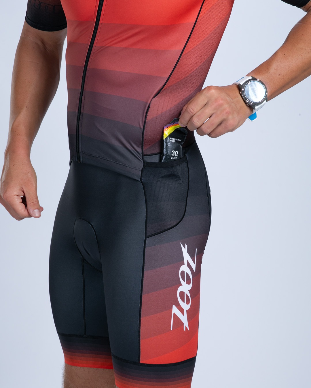 MEN'S TRI AERO FZ RACESUIT (IM Velocity) トライスーツ ワンピース トライウエア トライアスロン  ZMT350109