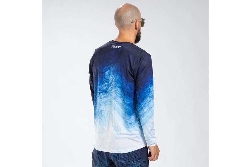 MEN RUN LS TEE (La Plage) メンズ  ロングスリーブ ランシャツ ZMR13030