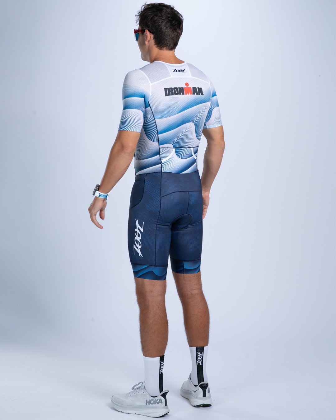 MEN'S TRI AERO FZ RACESUIT (IM Stratos) トライスーツ ワンピース トライウエア トライアスロン  ZMT350111