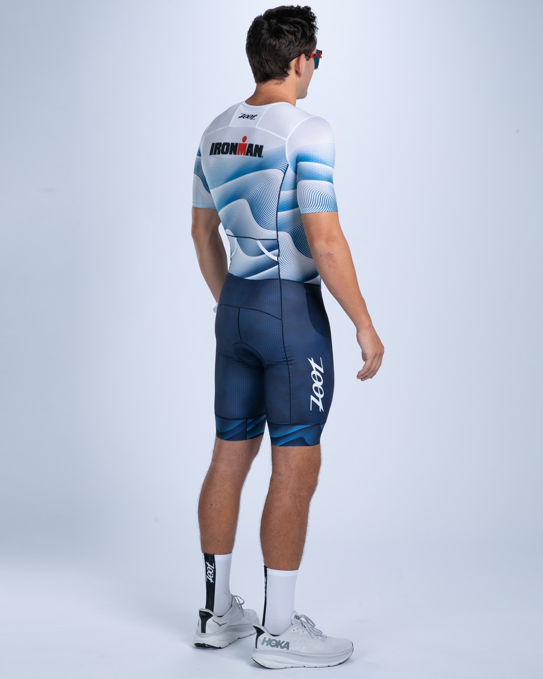 MEN'S TRI AERO FZ RACESUIT (IM Stratos) トライスーツ ワンピース トライウエア トライアスロン  ZMT350111