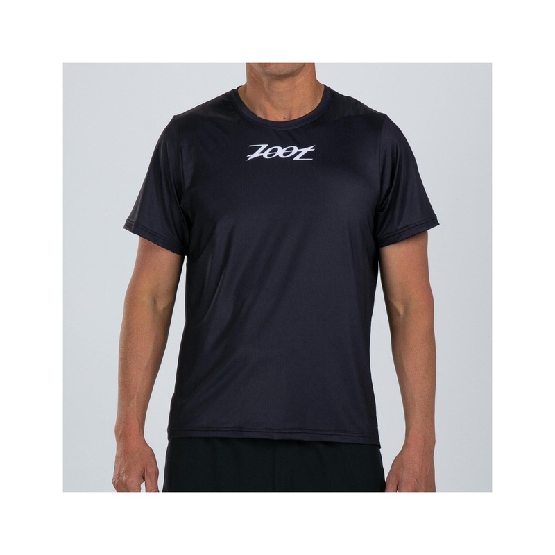 Zoot  DESIGNERS  BLACK RUN TEE メンズ エアロシャツ アスリート専用 ランシャツ ZMR12077