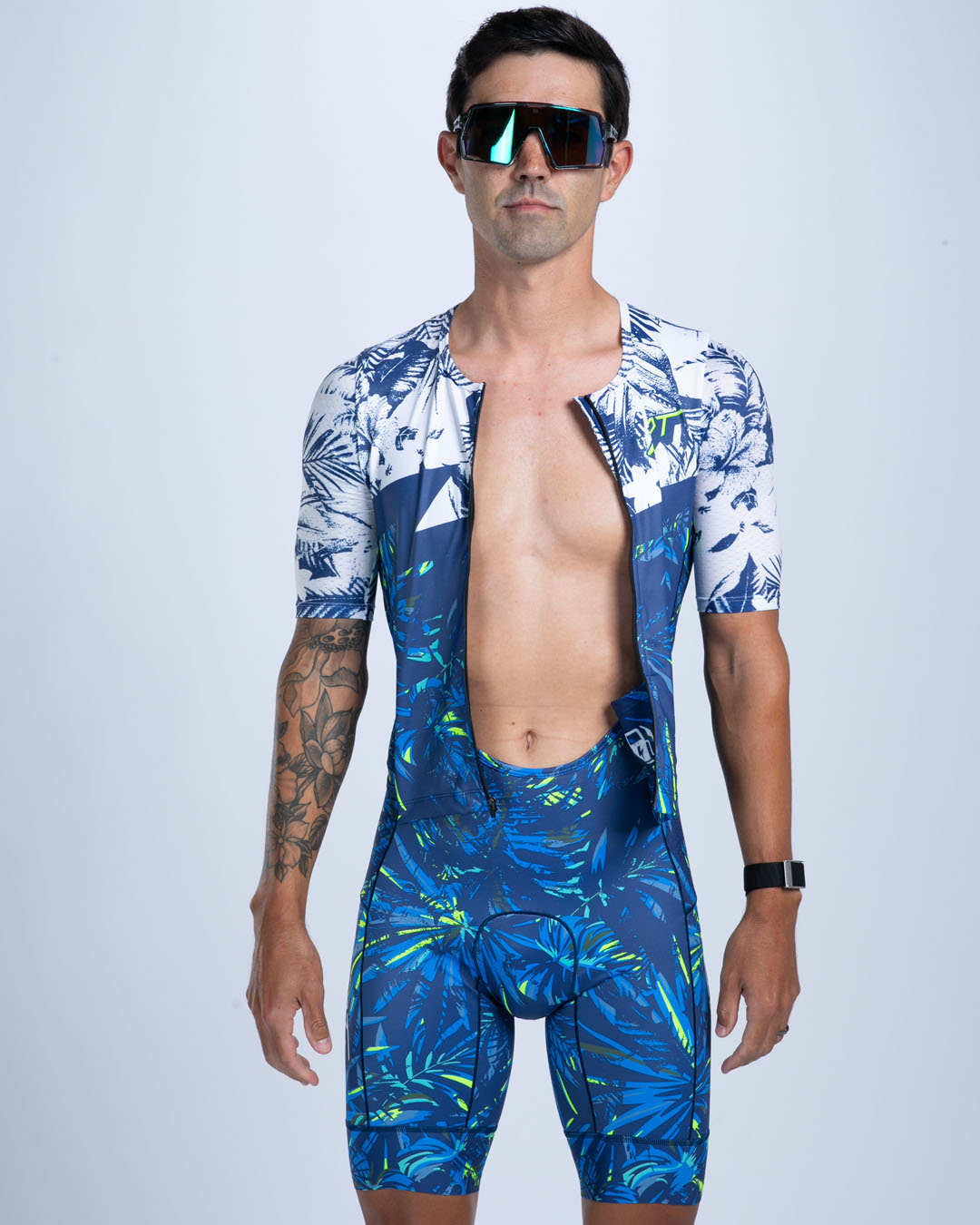 MEN'S TRI AERO FZ RACESUIT (Island Original) トライスーツ ワンピース トライウエア トライアスロン ZMT350113