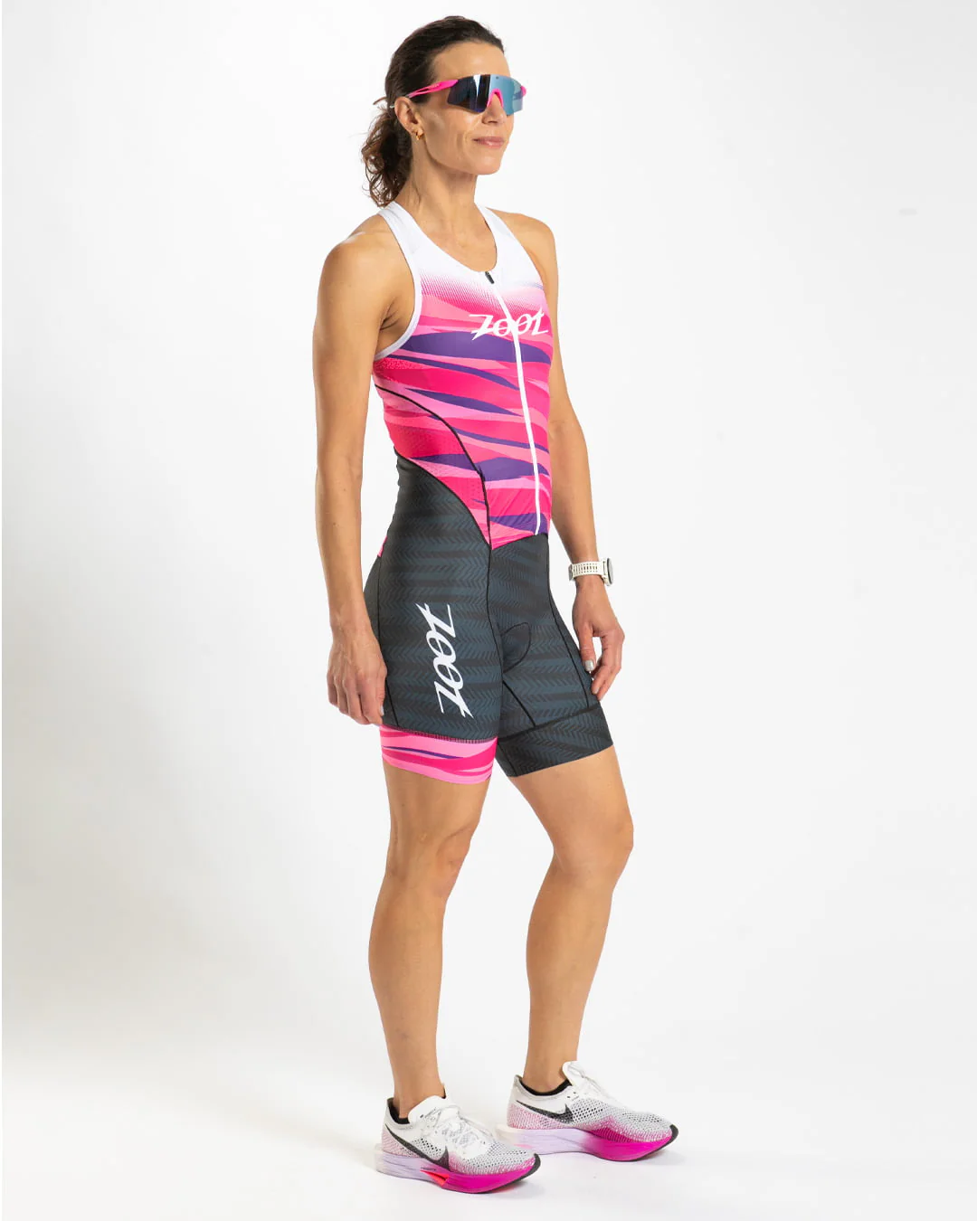 Women's Ltd Tri Slvs Fz Racesuit  (Hering) スリーブレス トライスーツ トライウエア  ワンピース ZFT36049